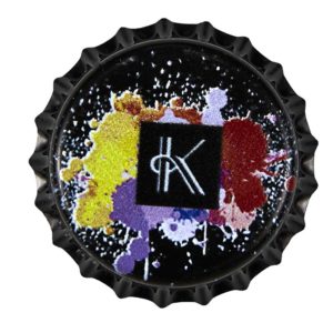 Kronenkorken mit Druck