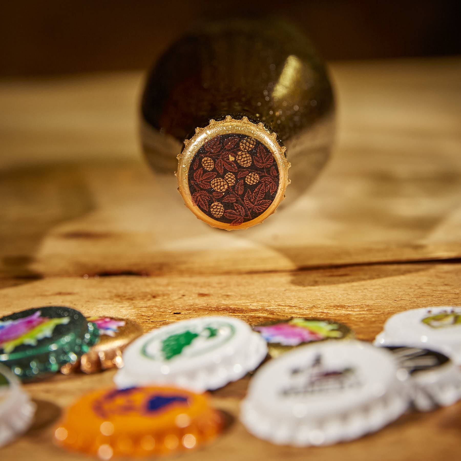 Crown cork with print